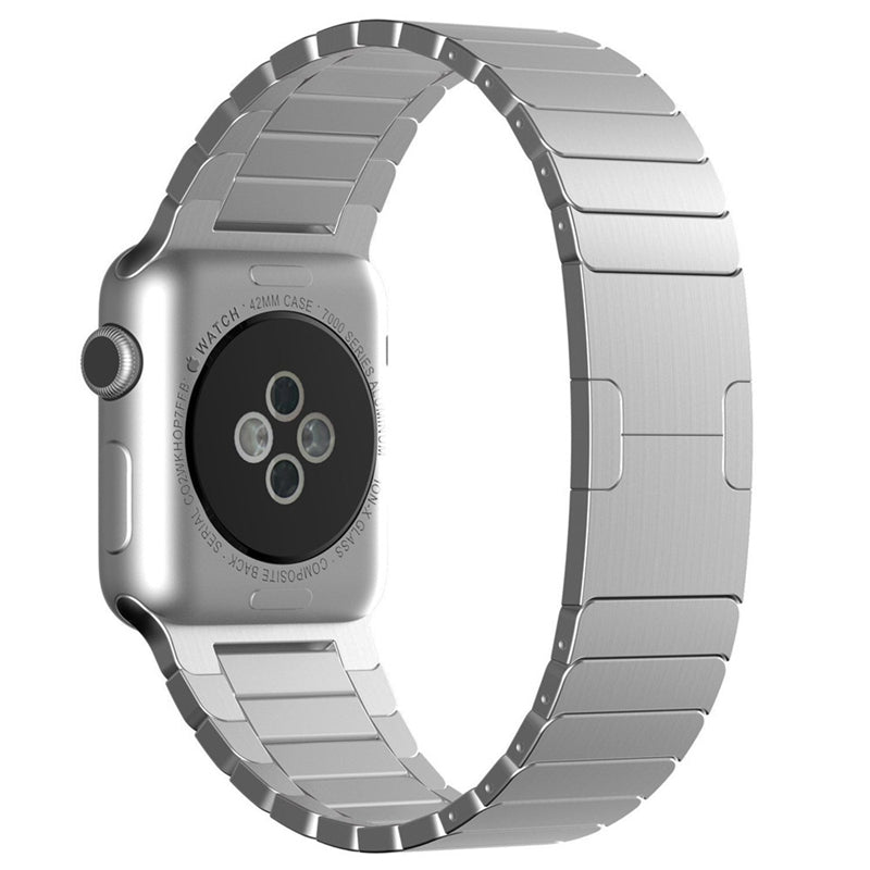 For Apple Watch Series 9 8 7 41mm 6 SE SE (2022) SE (2023) 5 4 40mm 3 2 1 38mm Wrist Strap Stainless Steel Watch Band For Apple Watch Series 9 8 7 41mm 6 SE SE (2022) SE (2023) 5 4 40mm 3 2 1 38mm Wrist Strap Stainless Steel Watch Band